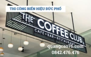 Thi công biển hiệu tại Đức Phổ