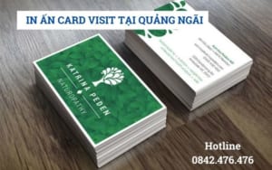 In ấn Card visit tại Quảng Ngãi