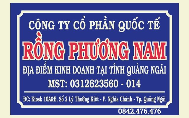 Thi công biển hiệu công ty mica tại Quảng Ngãi