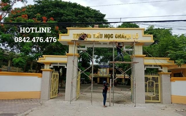 Trang trí chữ nổi tại Quảng Ngãi