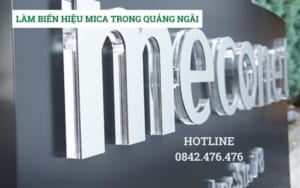 Làm biển hiệu mica trong tại Quảng Ngãi