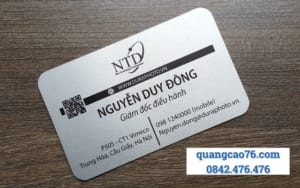 In danh thiếp giám đốc tại Quảng Ngãi