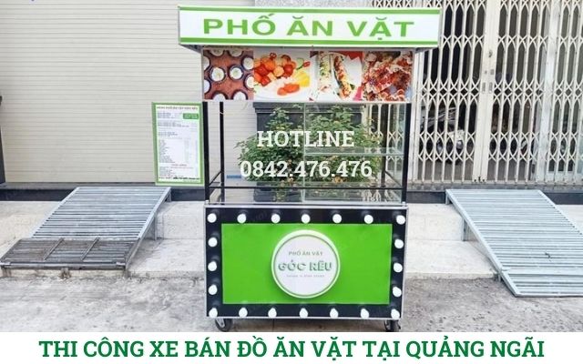 Thi công xe bán đồ ăn tại Quảng Ngãi