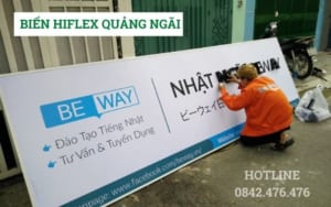 Thi công biển hiệu heflex tại Quảng Ngãi