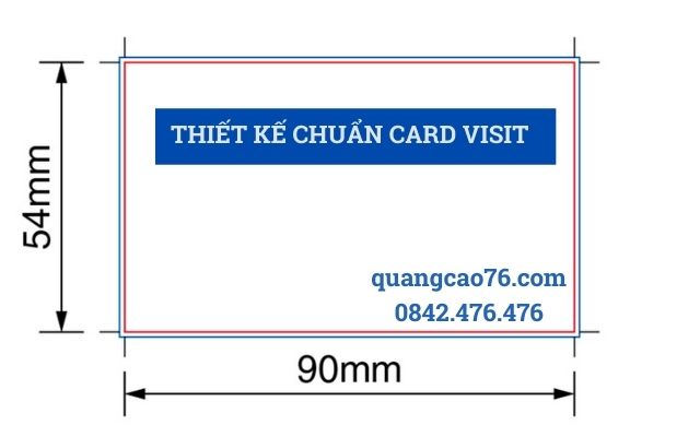 Thiết kế chuẩn card visit