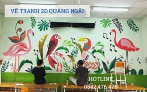 Vẽ tranh tường 2D tại Quảng Ngãi