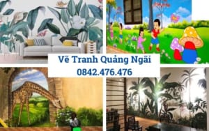 Vẽ tranh tường tại Quảng Ngãi