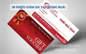 In phiếu giảm giá tại Quảng Ngãi