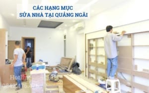 Các hạng mục sửa nhà tại Quảng Ngãi