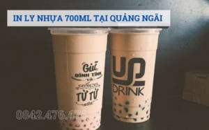 IN LY NHỰA 700ML TẠI QUẢNG NGÃI