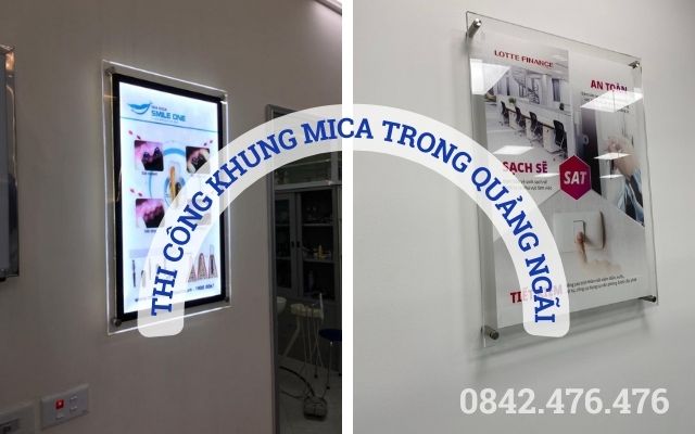 THI CÔNG KHUNG POSTER MICA TRONG TREO TƯỜNG QUẢNG NGÃI