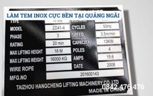 LÀM TEM INOX CỰC BỀN TẠI QUẢNG NGÃI