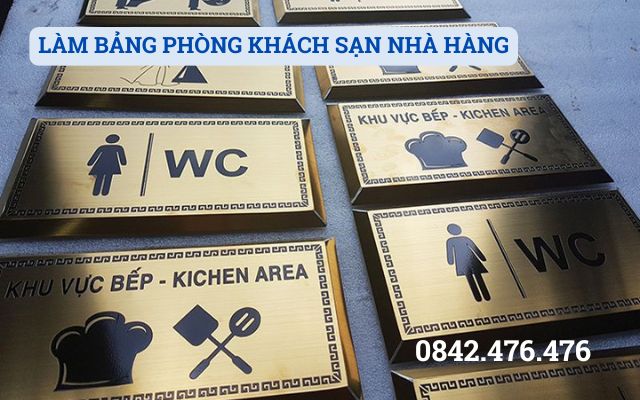 LÀM BẢNG PHÒNG KHÁCH SẠN NHÀ HÀNG TẠI QUẢNG NGÃI