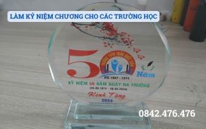 LÀM KỶ NIỆM CHƯƠNG CHO CÁC TRƯỜNG HỌC TẠI QUẢNG NGÃI