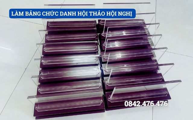 LÀM BẢNG CHỨC DANH HỘI THẢO HỘI NGHỊ TẠI QUẢNG NGÃI